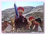 Tsewang Wangyal Rinpoche, der Lama von Namdo, neben ihm Lama Karma Tashi und Phuntsok Lama.JPG